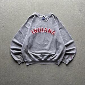 Vintage 90s Indiana Hoosiers Embroidered Crewneck